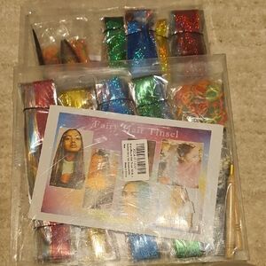Colorful Fairy Hair Tinsel Set